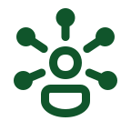 Person connected icon